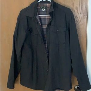 Eddie Bauer Buttoned Up Jacket - Grey - S Size